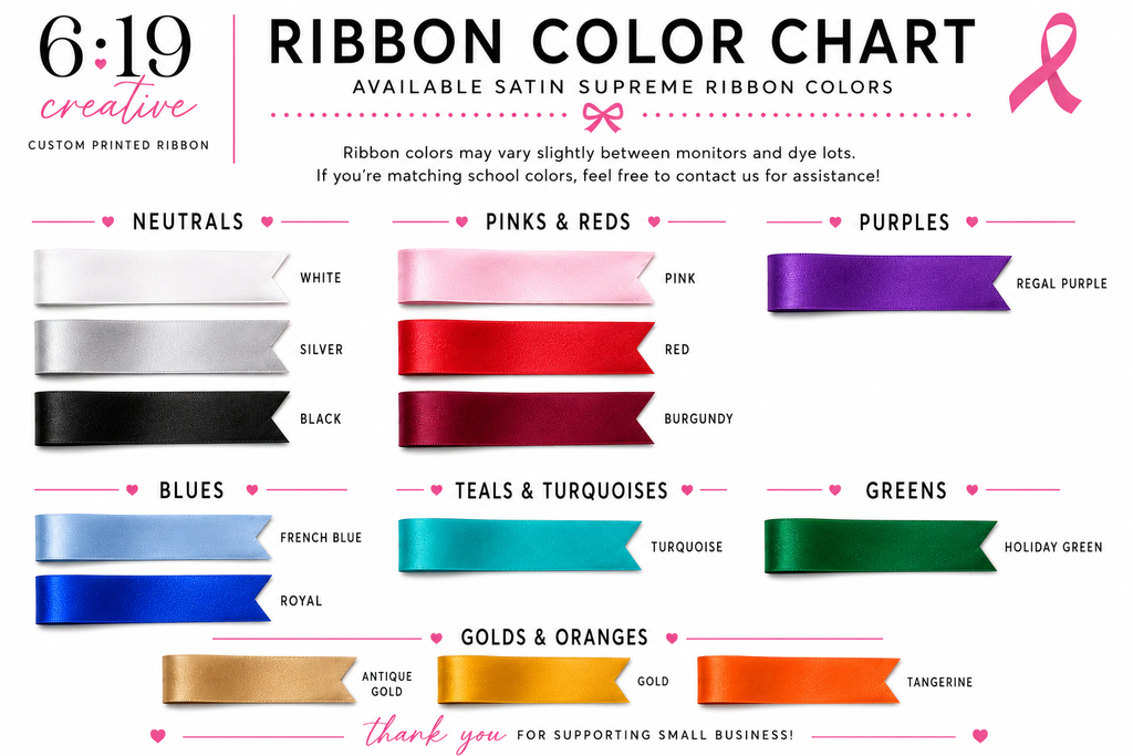 Junior Printed Ribbon