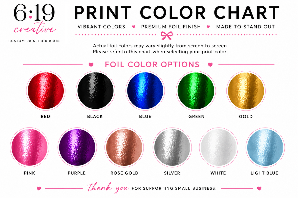 Junior Printed Ribbon