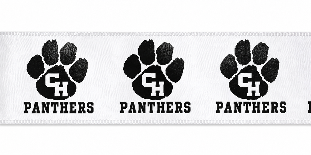 Panthers Team Printed Ribbon