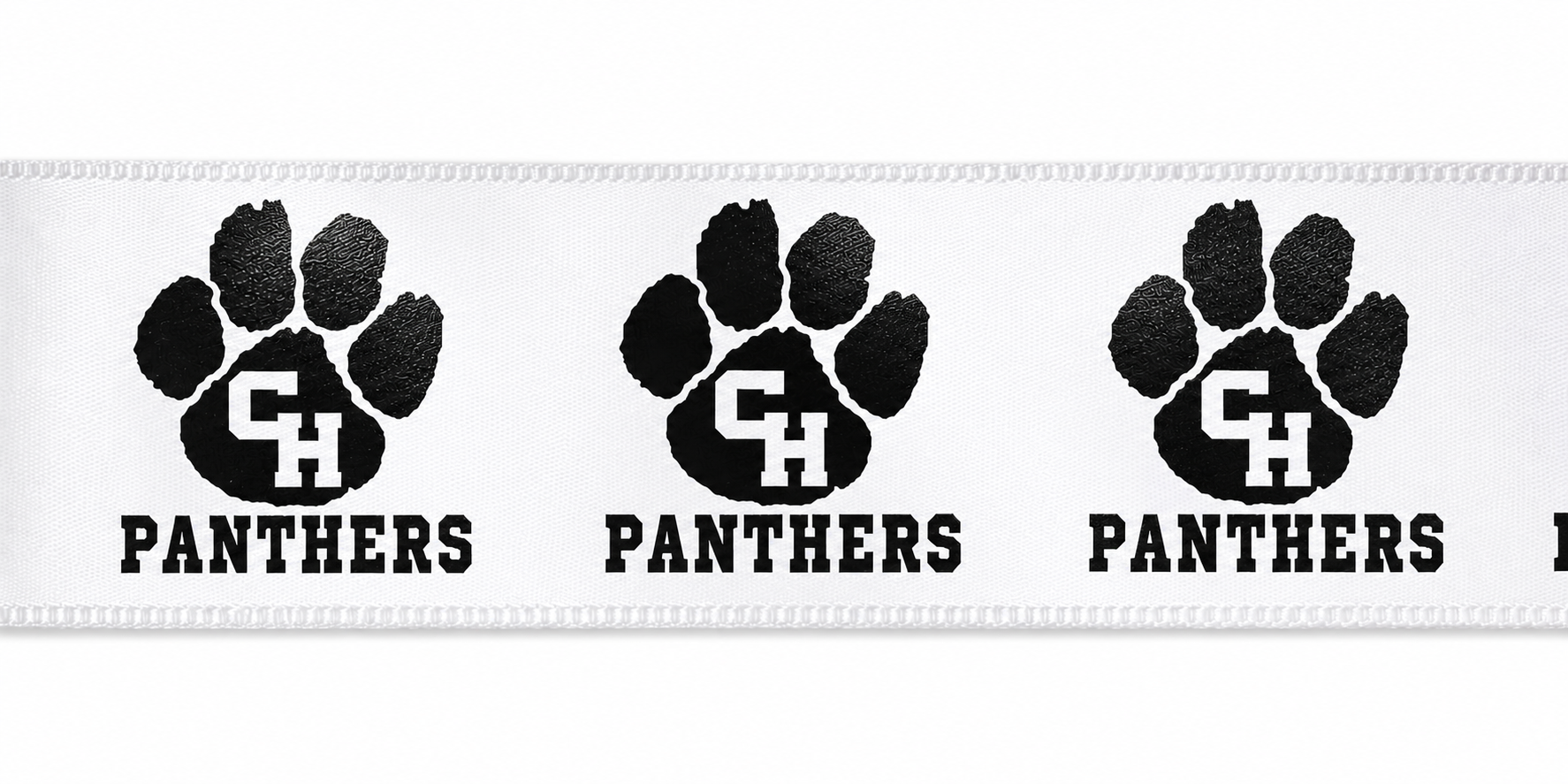 Panthers Team Printed Ribbon