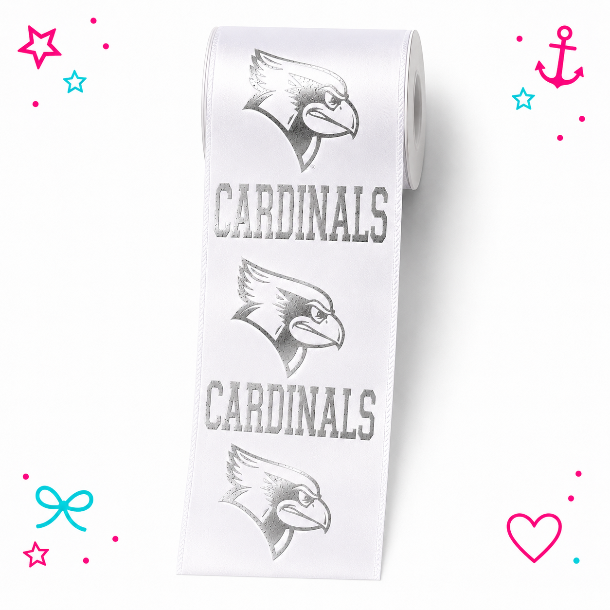Cardinals Team Printed Ribbon