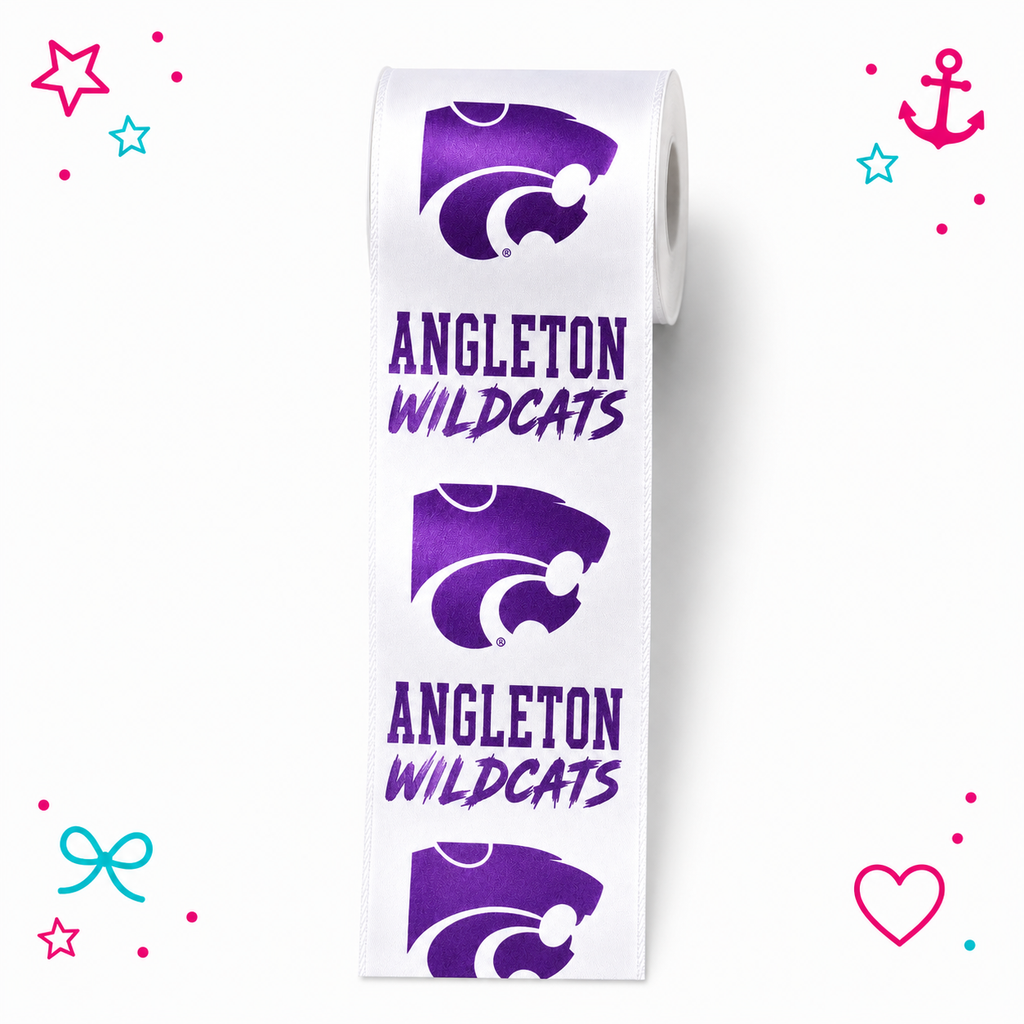 Angleton Wildcats Team Printed Ribbon
