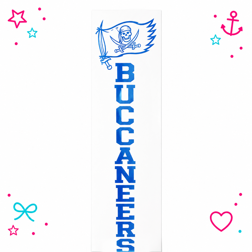 Brazoswood Buccaneers Team Printed Ribbon