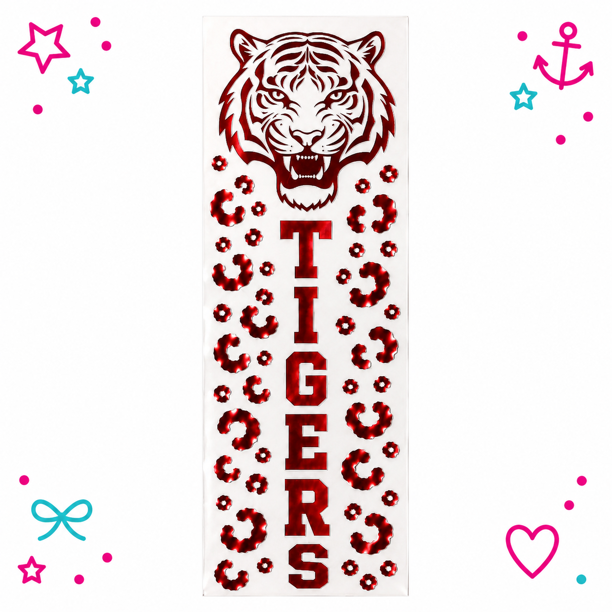 Tigers Team Printed Ribbon