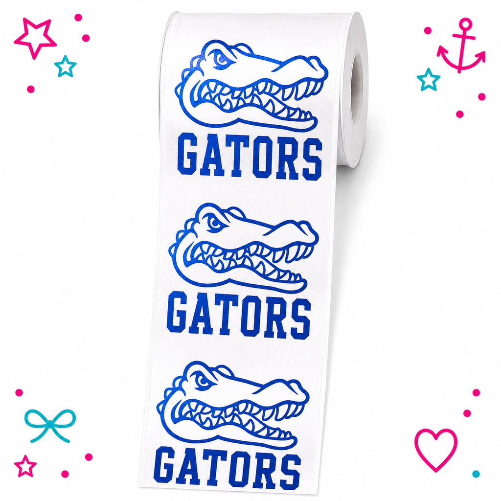Gators Team Printed Ribbon
