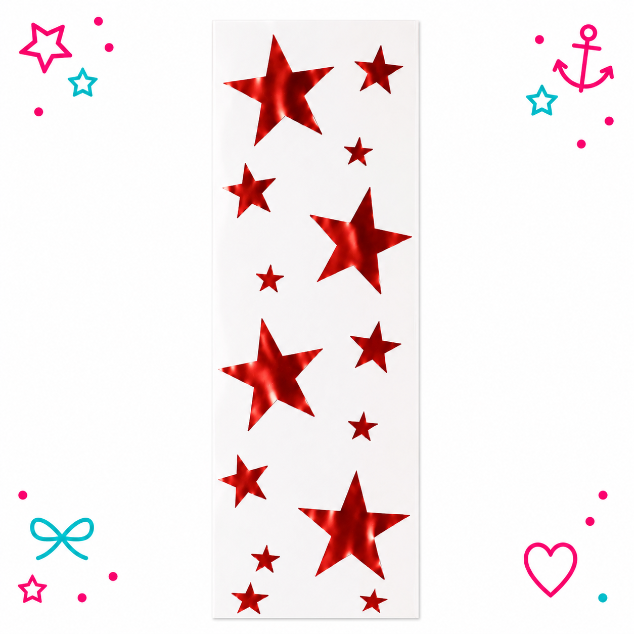 Stars Printed Ribbon