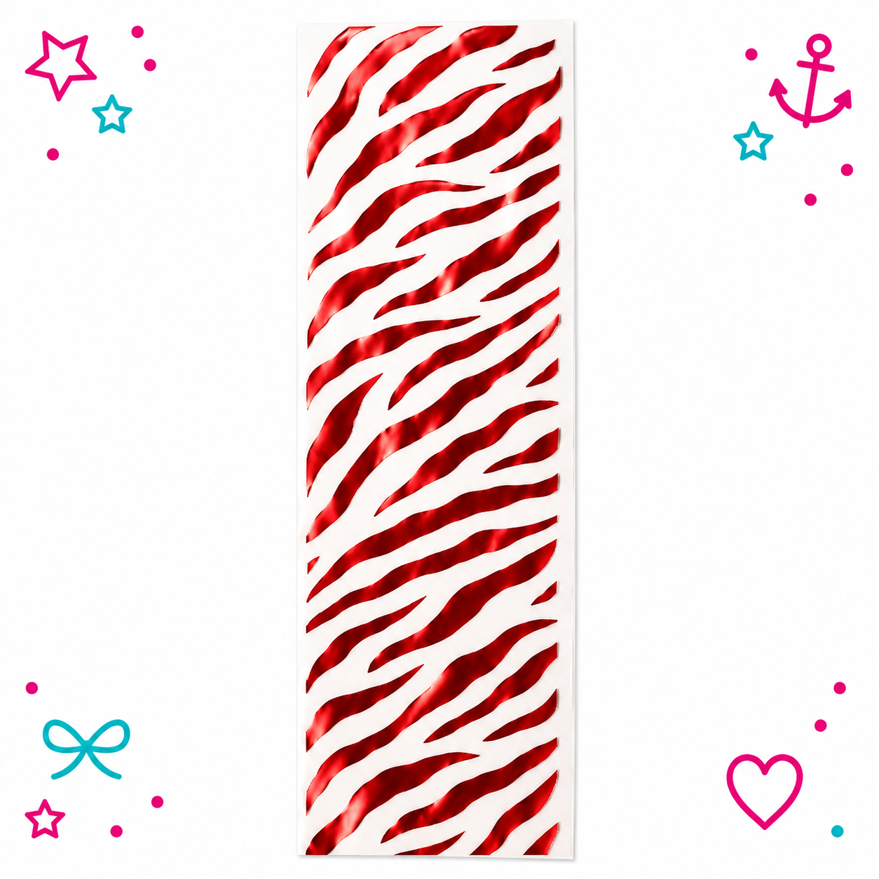 Zebra Printed Ribbon