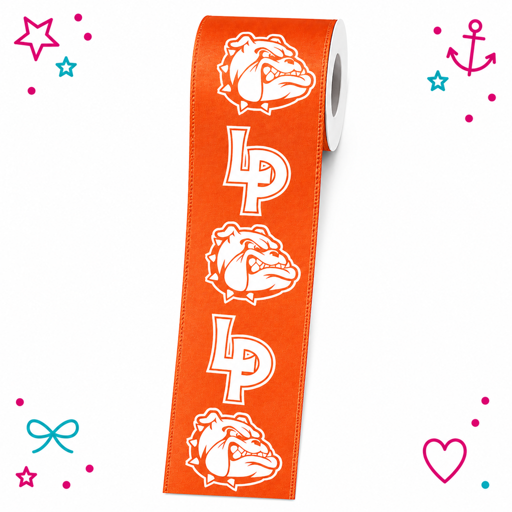 LaPorte Bulldogs Team Printed Ribbon