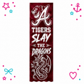 Tigers Team Printed Ribbon