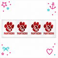 Panthers Team Printed Ribbon