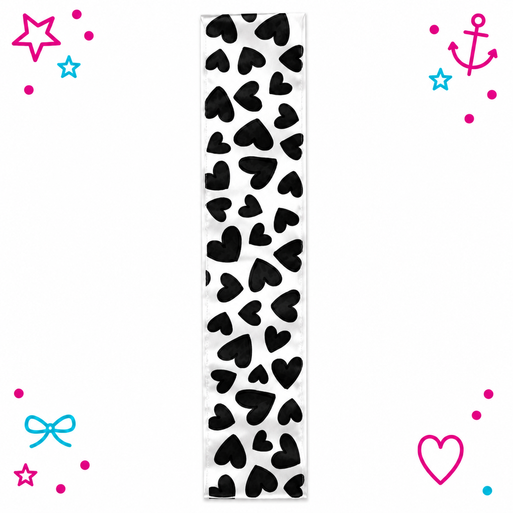 Heart Print Ribbon