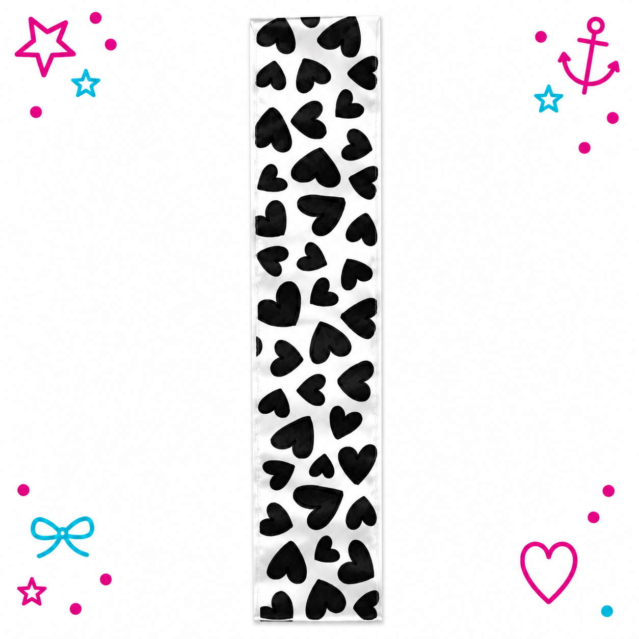 Heart Print Ribbon