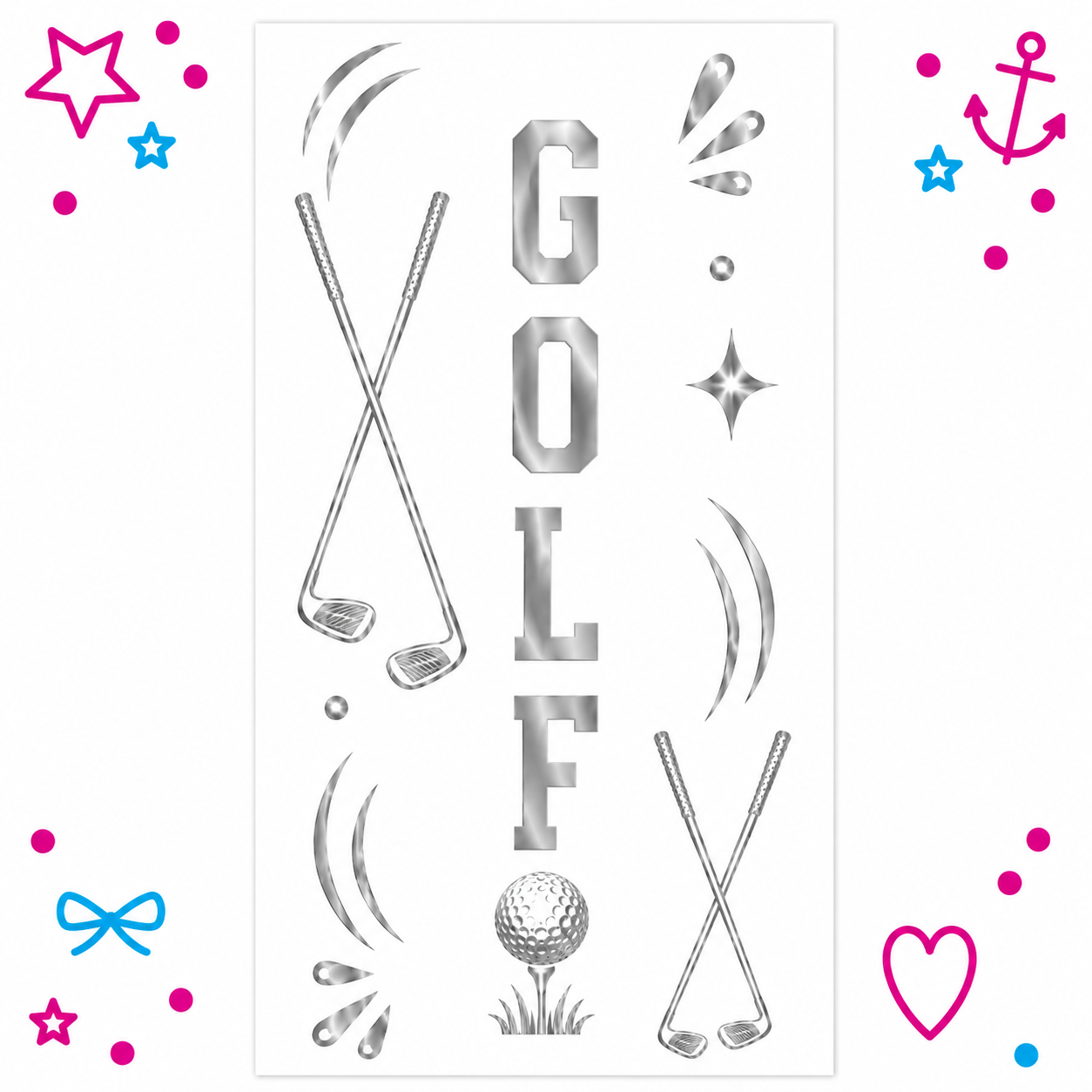 Golf Printed Ribbon