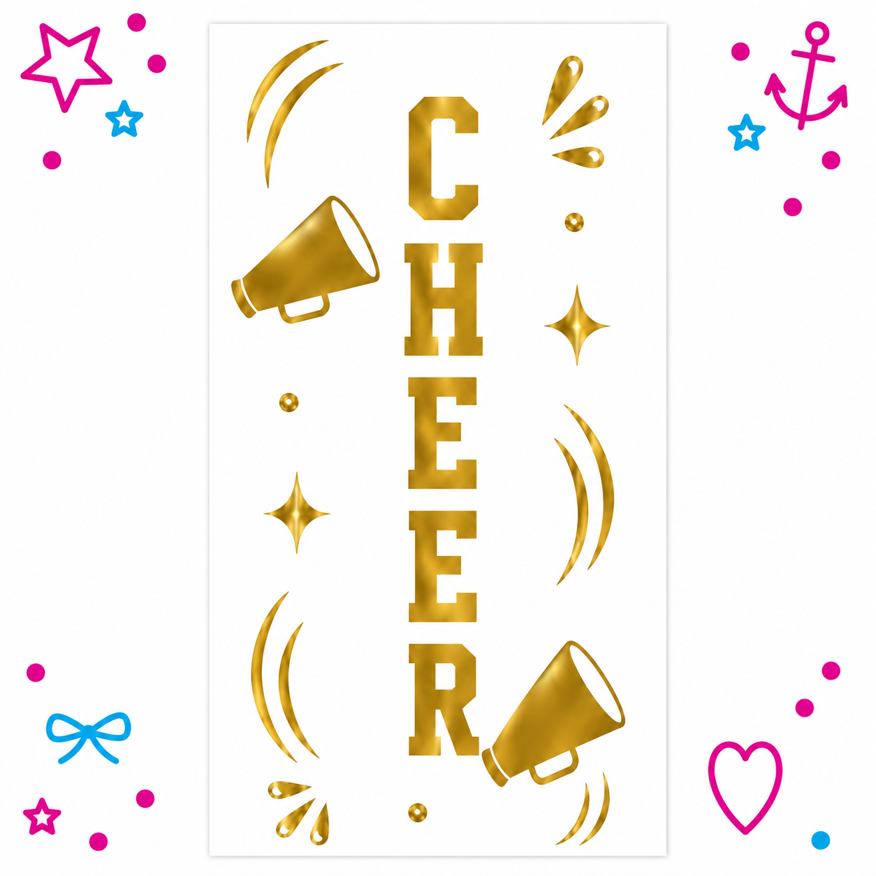 Cheer Printed Ribbon