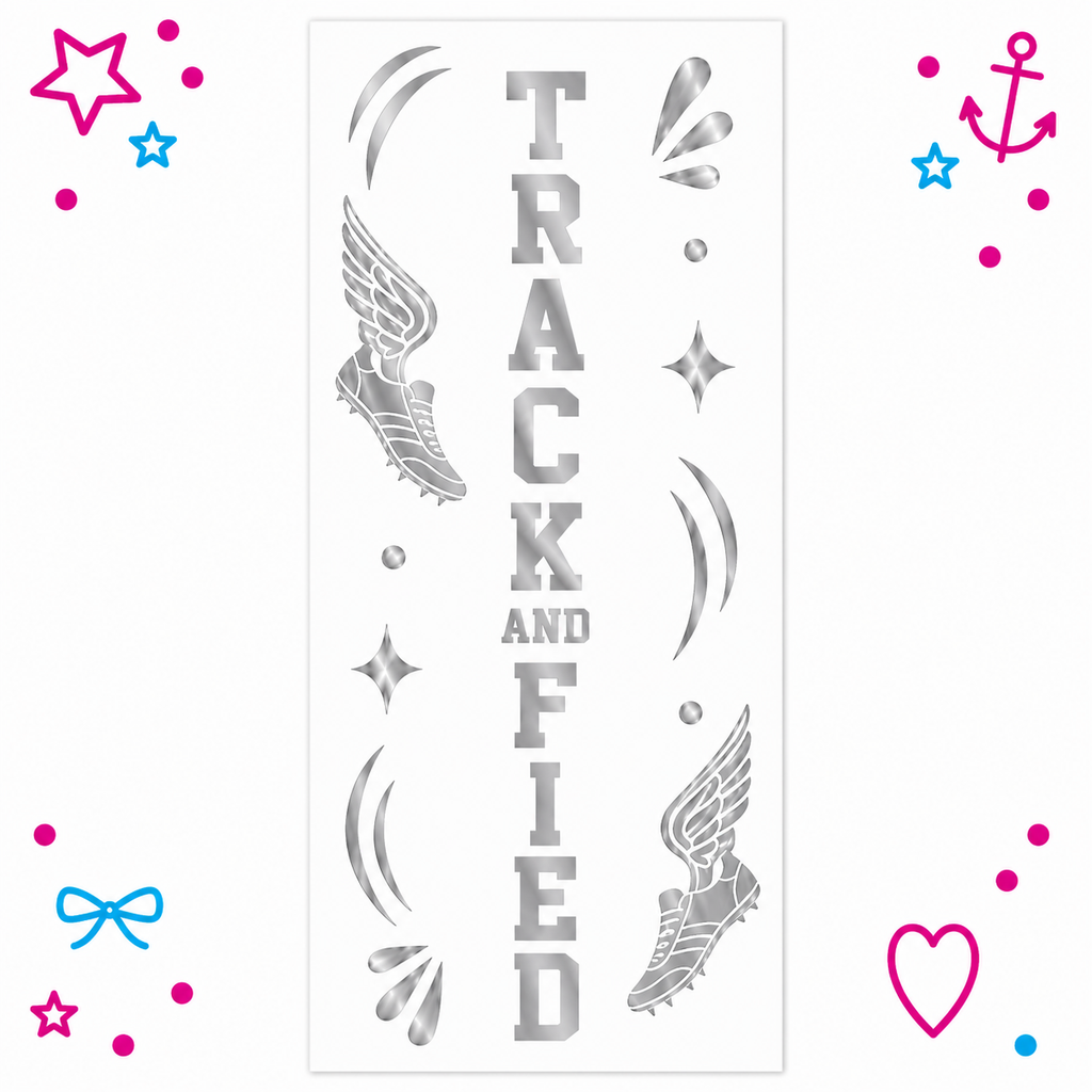 Track and Field Printed Ribbon