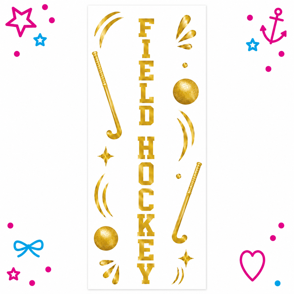Field Hockey Printed Ribbon