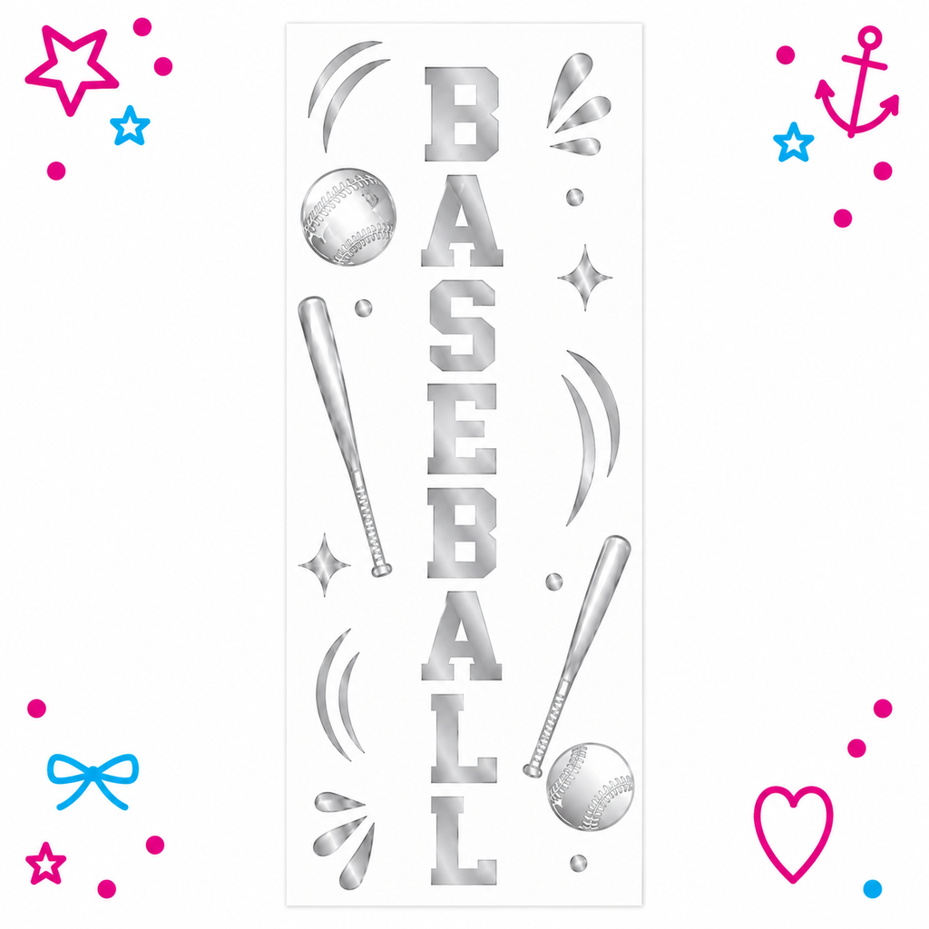 Baseball Printed Ribbon