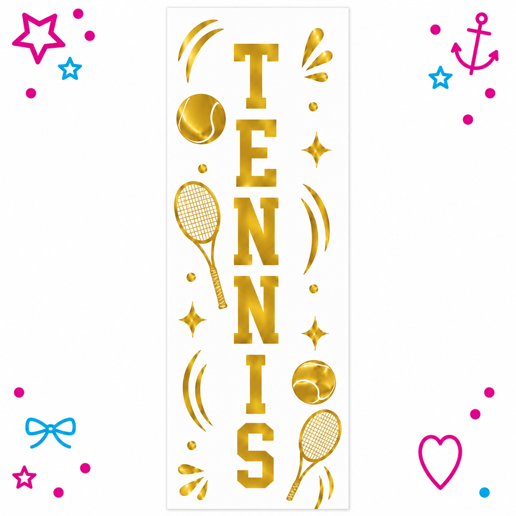 Tennis Printed Ribbon