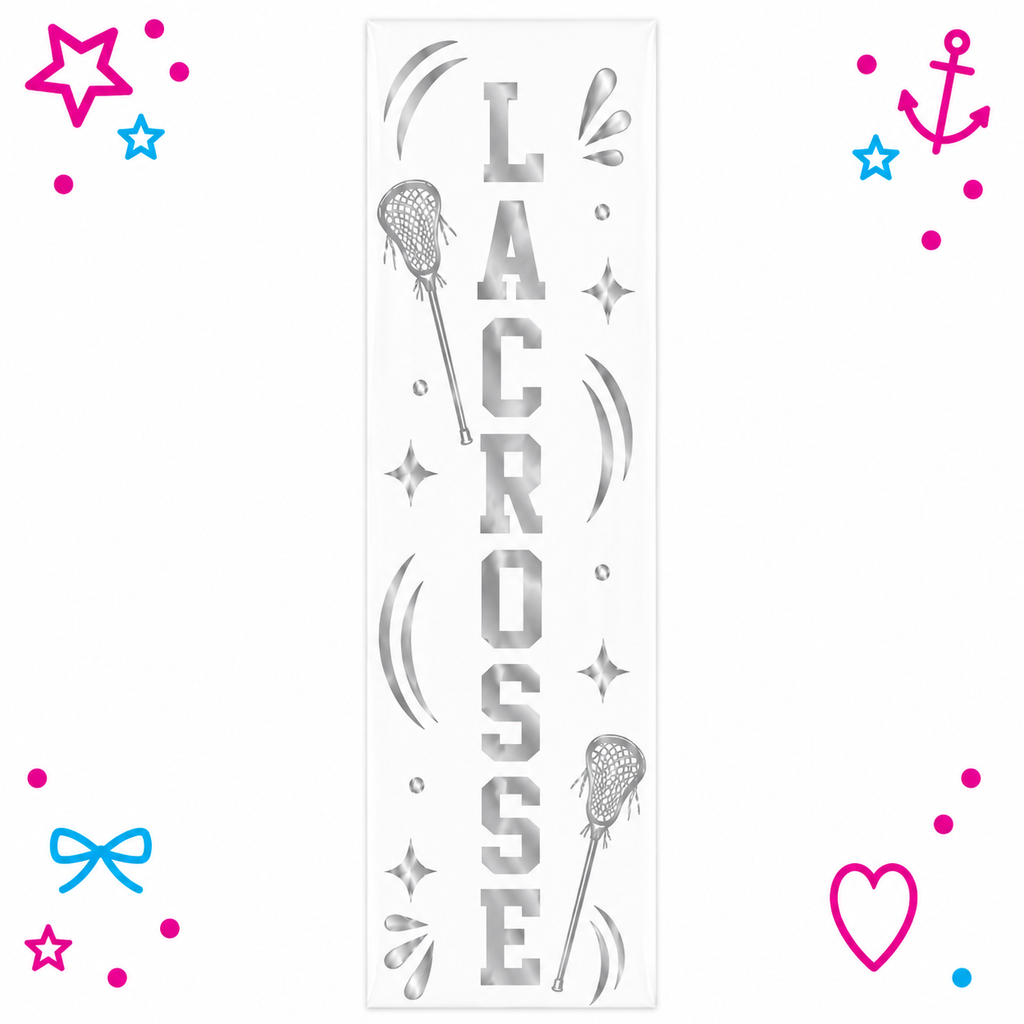 Lacrosse Printed Ribbon