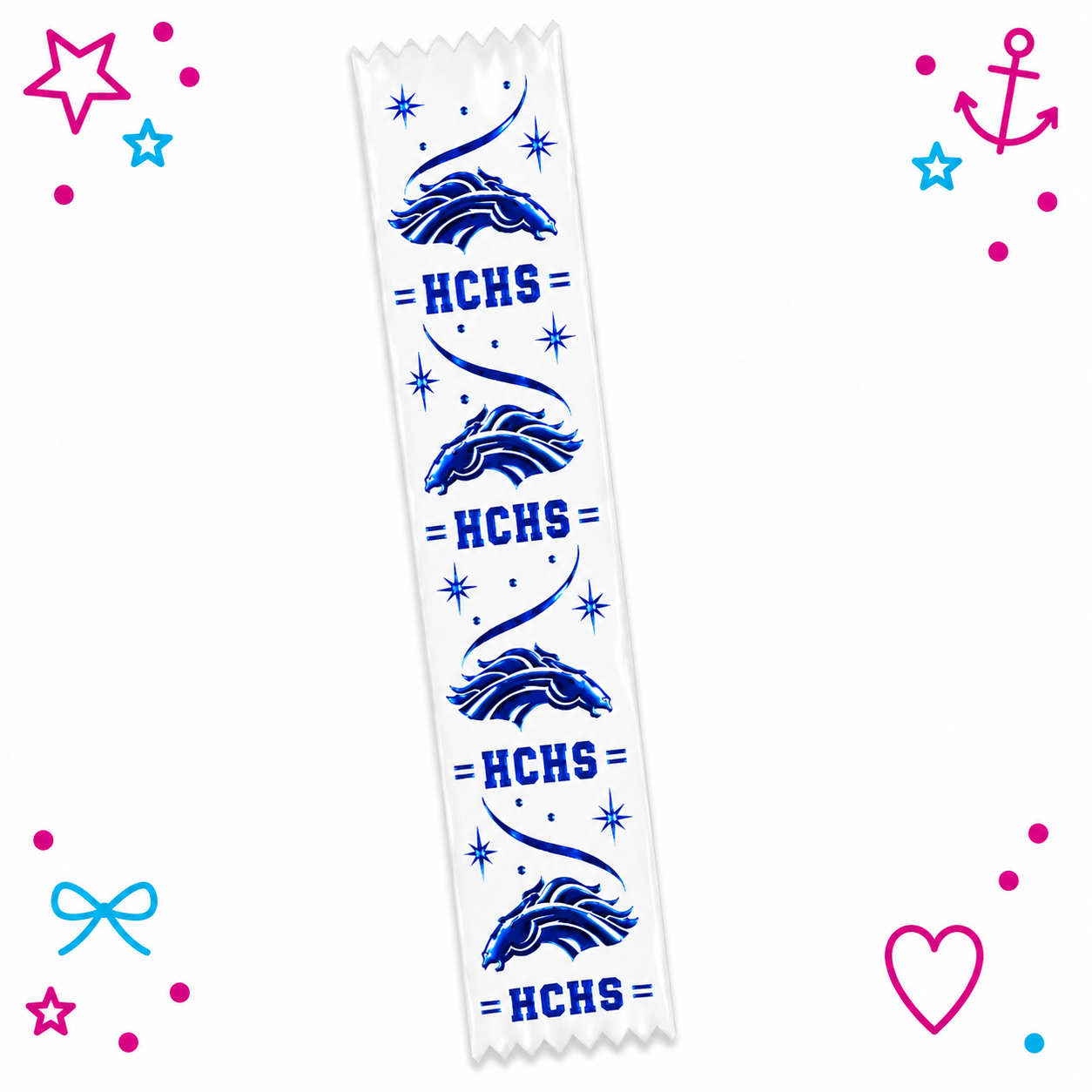 HCHS Mustangs Printed Ribbon