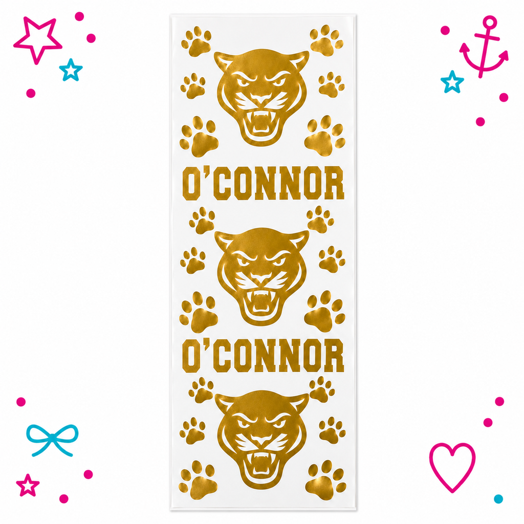 O'Connor Panthers Team Printed Ribbon