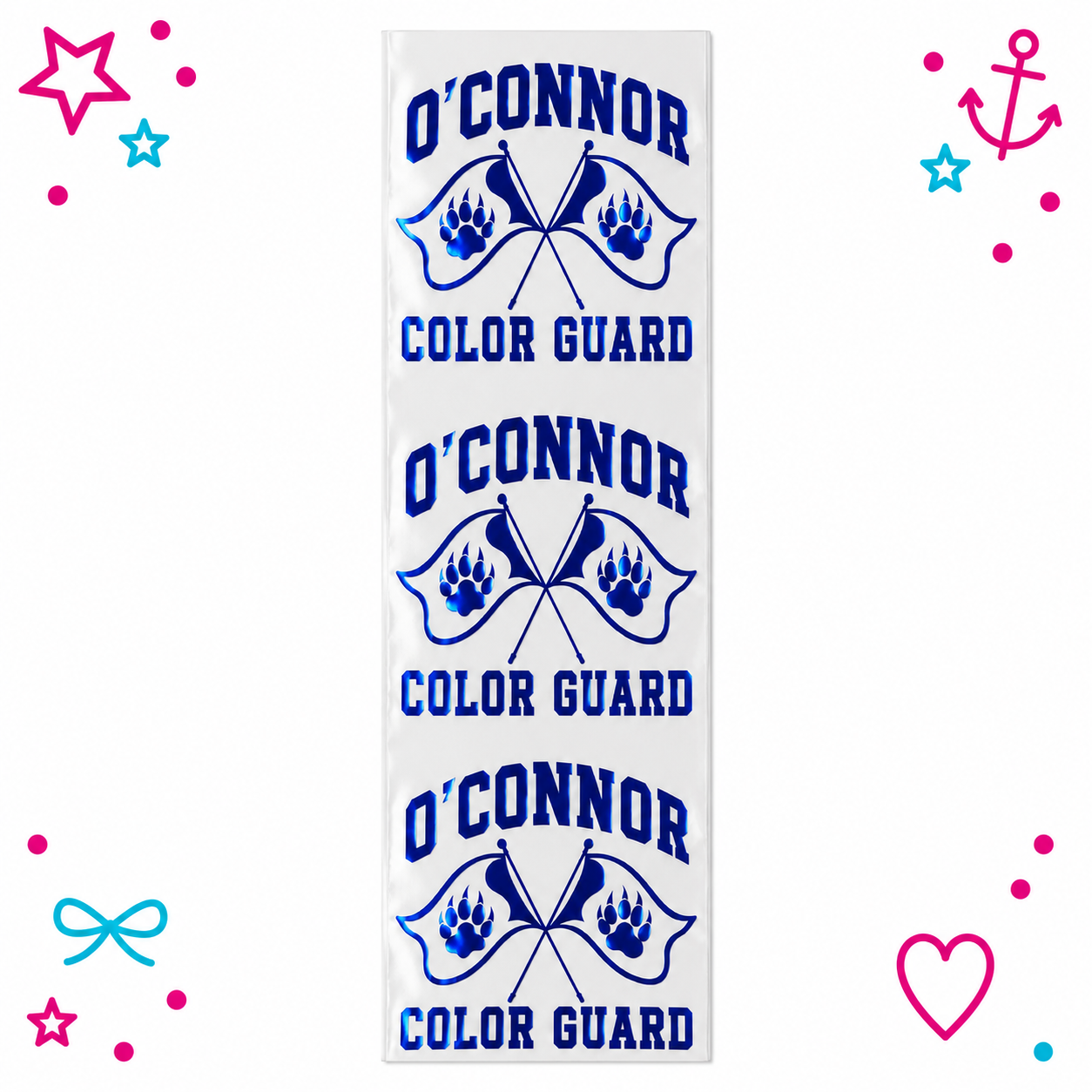 O'Connor Panthers Team Printed Ribbon
