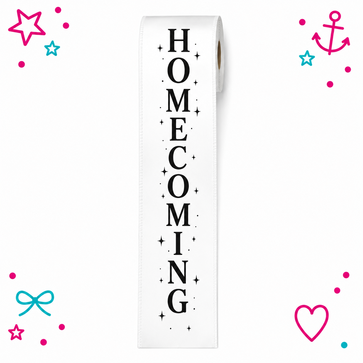 Homecoming Printed Ribbon